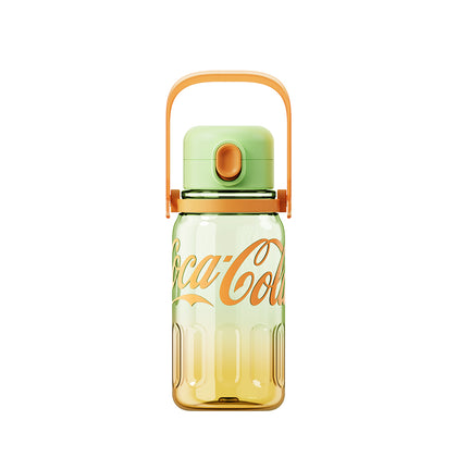 GERM x Coca Cola Sporty Tritan Water Bottle with Handle 850ml - Orange Cyan Gradient