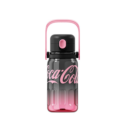 GERM x Coca Cola Sporty Tritan Water Bottle with Handle 850ml - Black Pink