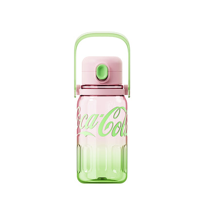 GERM x Coca Cola Sporty Tritan Water Bottle with Handle 850ml - Cyan Pink Gradient