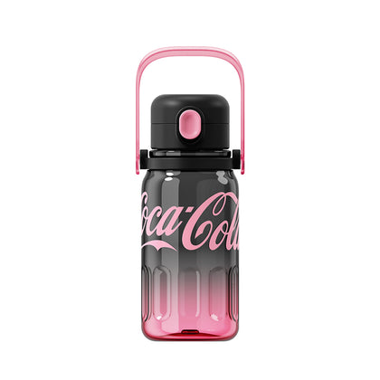 GERM x Coca Cola Sporty Tritan Water Bottle with Handle 1250ml - Black Pink