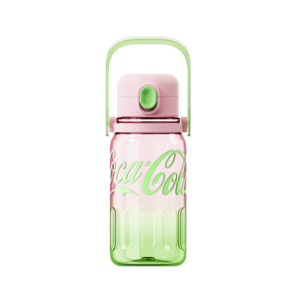 GERM x Coca Cola Sporty Tritan Water Bottle with Handle 1250ml - Cyan Pink Gradient