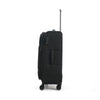 VERAGE V-GM22011W 24" Expandable Soft Case Spinner Luggage - Black