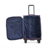 VERAGE V-GM22011W 24" Expandable Soft Case Spinner Luggage - Purple