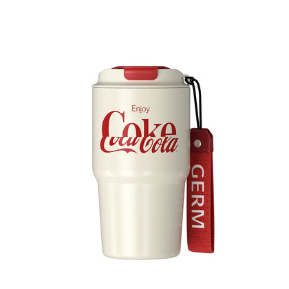 GERM x Coca Cola Stainless Steel Travel Mug 590ml - White and Red