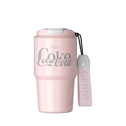 GERM x Coca Cola Stainless Steel Travel Mug 590ml - Pink