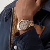 Guess Men 42mm Two-Tone / Grey Sunray Analog