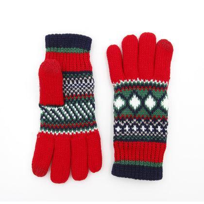 Travel Essentials Acrylic Gloves - Red