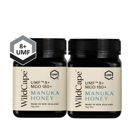 WildCape Manuka Honey UMF8+ 1kg - Bundle of 2