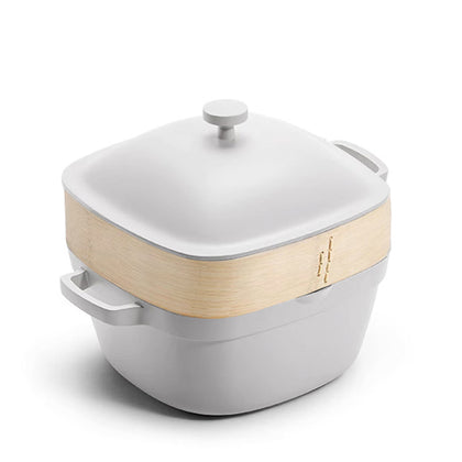 ENDO Scube 24cm I.H Die-Cast Stockpot with Steamer