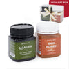 Honey Farm Manuka 250g & Raw Honey 250g with Box