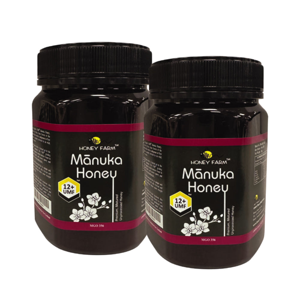 Honey Farm Manuka Honey UMF 12+ 1kg - Bundle of 2