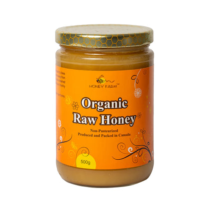 HONEY FARM Organic Raw Honey 500g