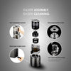 Hurom Slow Juicer H300 - Matte Black / Matte White / Vibrant Red + Leifheit Cuttingboard Varioboard (HH-300MB+L03086)