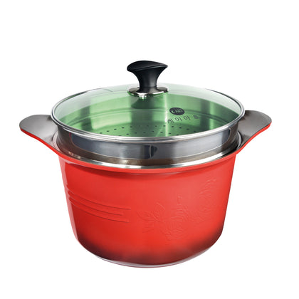K-ART 28cm Ceramic Pot with Steamer Tray (Made in Korea)