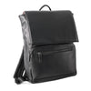 Hechter Leather Backpack - Black