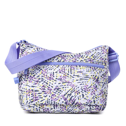 Hedgren Lightweight Crossbody Bags in Printed Grafitti Design - Printed Blue