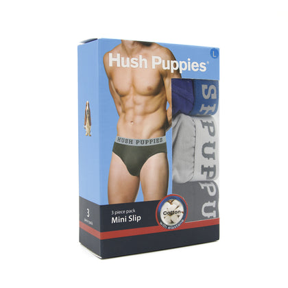 Hush Puppies 3-pc Pack Briefs x 2 - Assorted