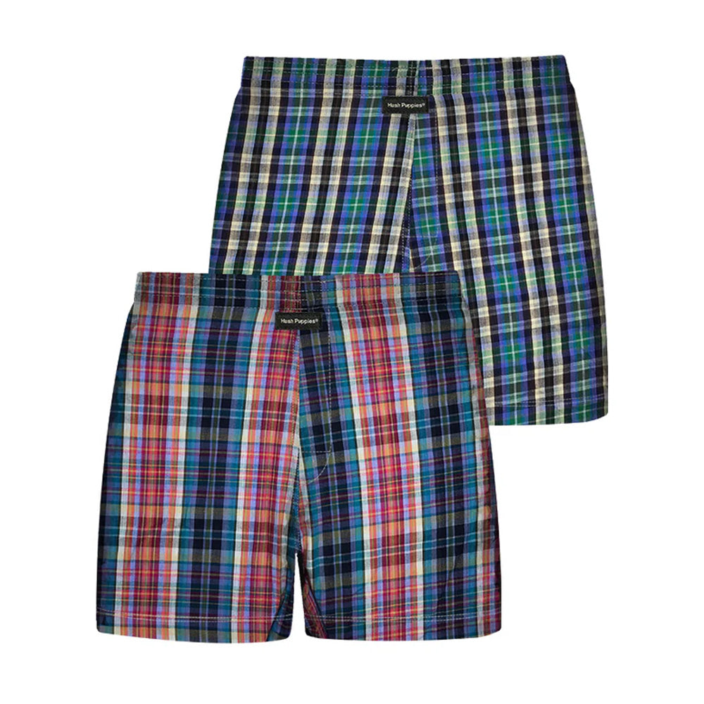 Hush Puppies Woven Boxer (2-pc Pack) (Cotton Blend) - Assorted