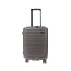 Hush Puppies HP69-4039 20" Front Opening Hard Case Spinner Luggage - Expandable, Anti-theft Zipper - Dim Grey