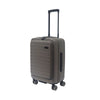 Hush Puppies HP69-4039 20" Front Opening Hard Case Spinner Luggage - Expandable, Anti-theft Zipper - Dim Grey
