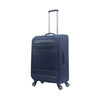 Hush Puppies 24" SUPER LIGHT Double Wheel Expandable Soft-Case Spinner Luggage with Anti-Theft Zipper & TSA Lock - Navy (HP69-3145)