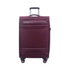 Hush Puppies HP69-3145 28" SUPER LIGHT Double Wheel Expandable Soft-Case Spinner Luggage with Anti-Theft Zipper & TSA Lock - Violet