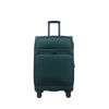 Hush Puppies HP65-3148 20" Double Wheel Expandable Soft-Case Spinner Luggage with Anti-Theft Zipper & TSA Lock - Green