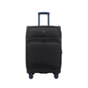 Hush Puppies 24" Double Wheel Expandable Soft-Case Spinner Luggage with Anti-Theft Zipper & TSA Lock - Black (HP69-3148)