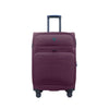 Hush Puppies HP65-3148 24" Double Wheel Expandable Soft-Case Spinner Luggage with Anti-Theft Zipper & TSA Lock - Purple