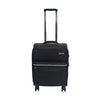 Hush Puppies HP69-3149 20" Light Weight Soft Case Spinner Luggage – Expandable, Anti-Theft Zipper – Black