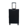 Hush Puppies HP69-3149 24" Light Weight Soft Case Spinner Luggage – Expandable, Anti-Theft Zipper – Black
