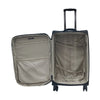 Hush Puppies HP69-3149 24" Light Weight Soft Case Spinner Luggage – Expandable, Anti-Theft Zipper – Black
