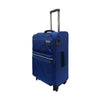 Hush Puppies HP69-3149 24" Light Weight Soft Case Spinner Luggage – Expandable, Anti-Theft Zipper – Blue