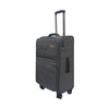 Hush Puppies HP69-3149 24" Light Weight Soft Case Spinner Luggage – Expandable, Anti-Theft Zipper – Grey