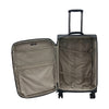 Hush Puppies HP69-3149 24" Light Weight Soft Case Spinner Luggage – Expandable, Anti-Theft Zipper – Grey