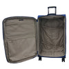 Hush Puppies HP69-3149 28" Light Weight Soft Case Spinner Luggage – Expandable, Anti-Theft Zipper – Blue