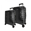 Hush Puppies HP69-4027 Hardcase Luggage 20" + 25" - Black