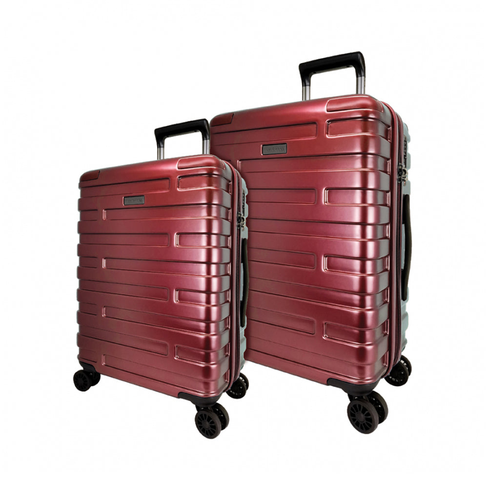 Hush Puppies HP69-4027 Hardcase Luggage 20" + 25" - Red
