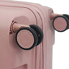 Hush Puppies HP69-4031 20" Hard Case Spinner Luggage - Expandable, Anti-Theft Zipper, TSA Lock - Pink