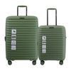 Hush Puppies HP69-4033 Expandable Double Wheels Hardcase Luggage 20" + 24" - Green