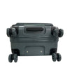 Hush Puppies HP69-4039 20" Front Opening Hard Case Spinner Luggage - Expandable, Anti-theft Zipper - Misty Green