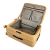 Hush Puppies HP69-4039 20" Front Opening Hard Case Spinner Luggage - Expandable, Anti-theft Zipper - Yellow