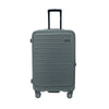 Hush Puppies HP69-4039 24" Front Opening Hard Case Spinner Luggage - Expandable, Anti-theft Zipper - Misty Green