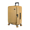 Hush Puppies HP69-4039 24" Front Opening Hard Case Spinner Luggage - Expandable, Anti-theft Zipper - Yellow
