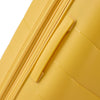 Hush Puppies HP69-4040 20" Hard Case Spinner Luggage - Expandable, Anti-theft Zipper, TSA Lock - Yellow