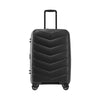 Hush Puppies HP69-4040 24" Hard Case Spinner Luggage - Expandable, Anti-theft Zipper, TSA Lock - Black