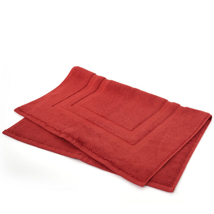 Yumeko Hotel Collection Bath Mat - Brick Red