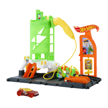 Hot Wheels City Super Charging Station Playset
