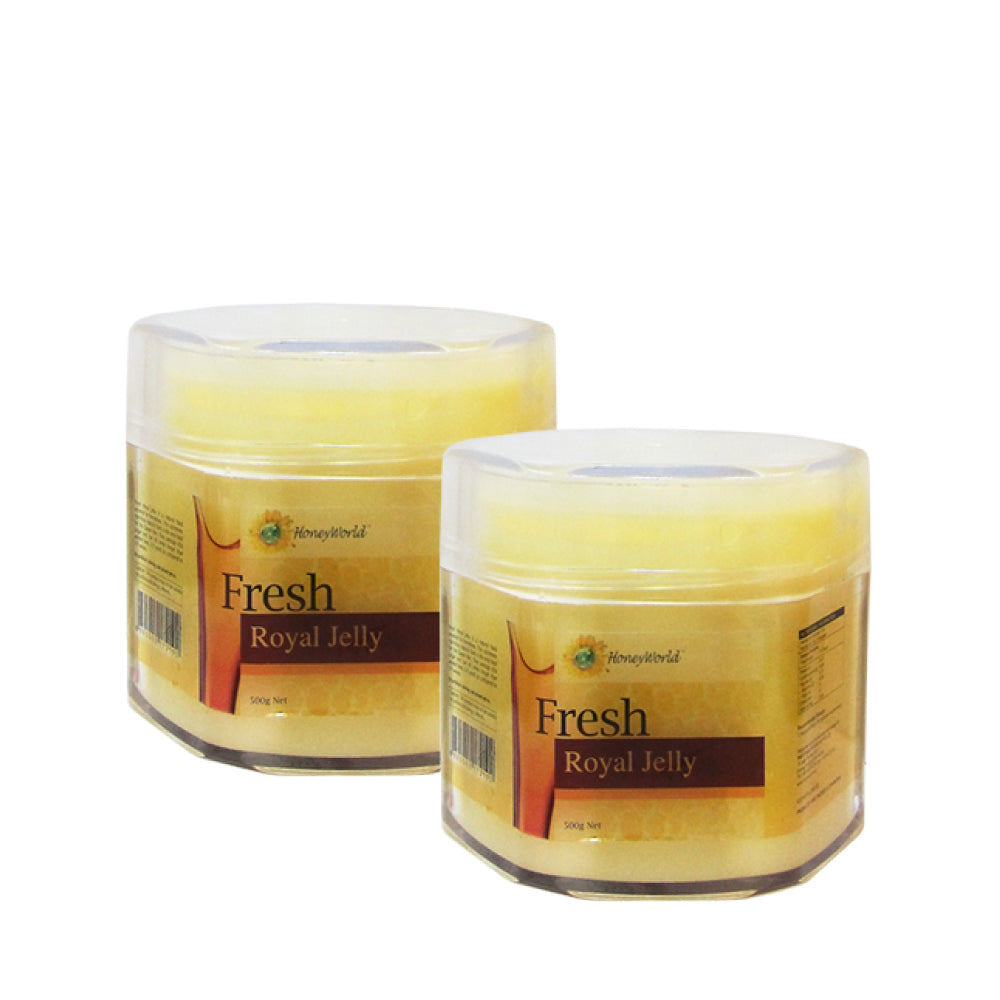 HoneyWorld Fresh Royal Jelly 500g - Bundle of 2