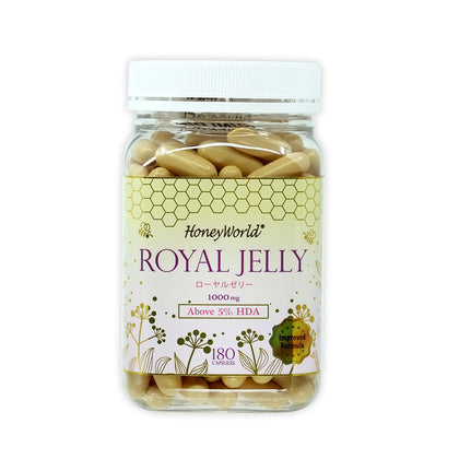HoneyWorld Japan Royal Jelly Capsules 180s